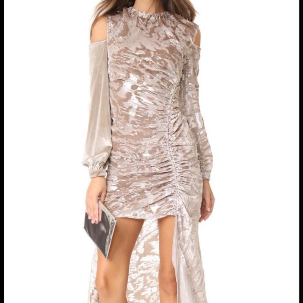 Self Portrait Crushed Velvet Dress Size Small